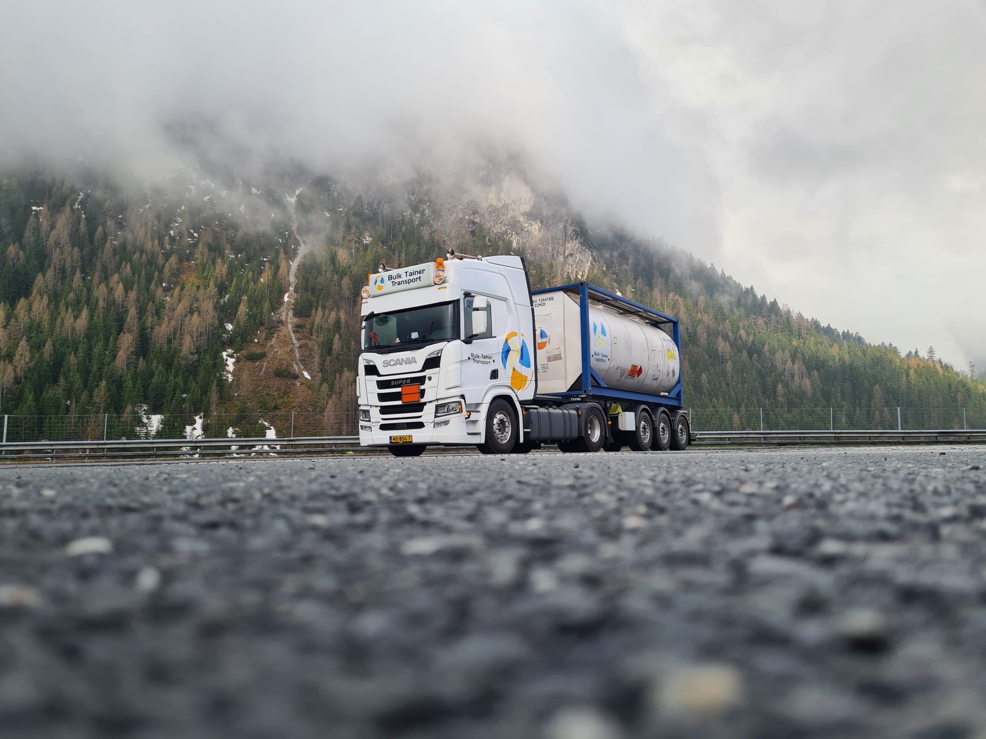 truck mountains